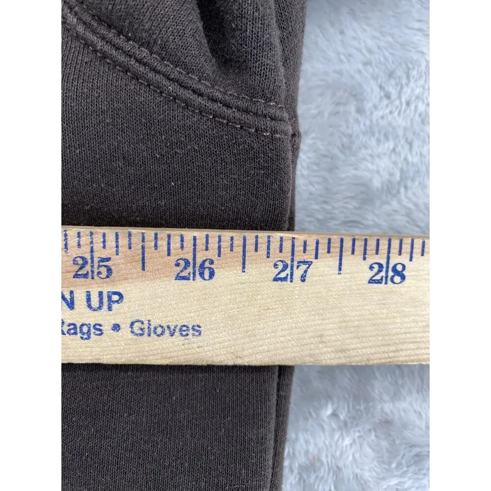 Carhartt Brown Thermal Lined Zip Hoodie Jacket Men’s Large Workwear USA
